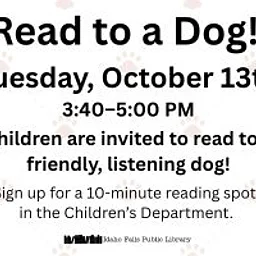 Read to a Dog