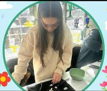 April Showers Art Camp one day fun at Sandwich Glass Museum