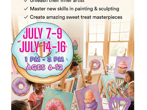 Sweet Treats Art Camp (ages 6-12) (Copy)