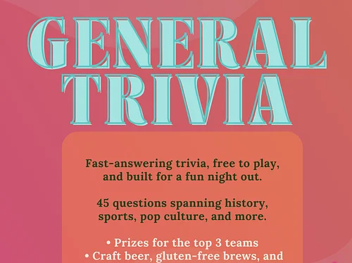 Trivia Night at Alley Brews | General Trivia on Tennyson Street