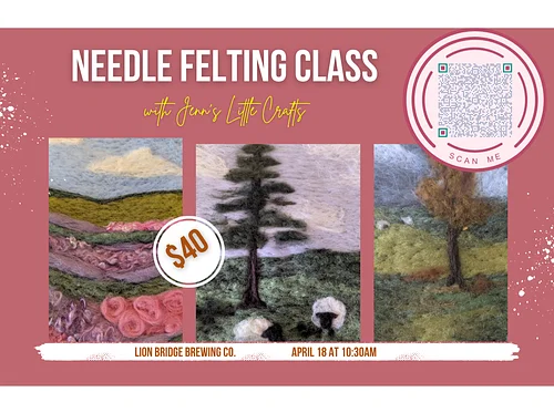 Needle Felting Craft Class - Jenn's Little Crafts
