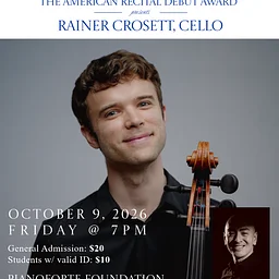 The American Recital Debut Award presents Rainer Crosett