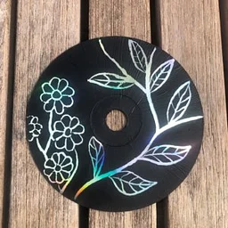Teen Craft: CD Scratch Art