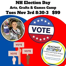 Voting Day Kids Camp $99 ages 6 & up