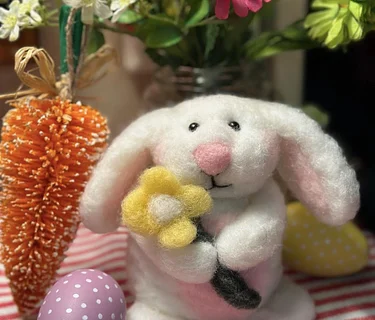 Needle Felting: Spring Bunny