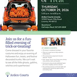 Arden Courts at Livonia: Trunk or Treat