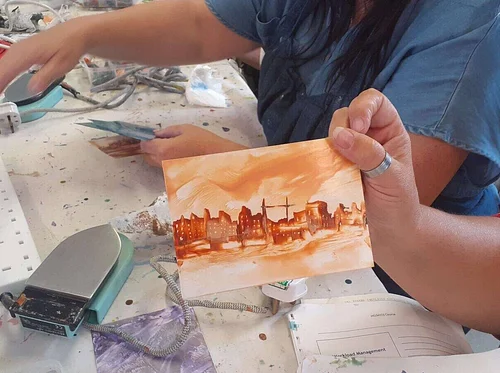 Encaustic Painting workshop with Carolyn Childs