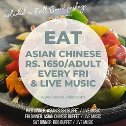 Fri Asian Chinese Buffet Dinner & Live Music