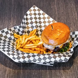 Burger/Chicken Sandwich and a Beer