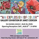Opening Reception: ‘An Explosion of Color’ by Janet Cookson