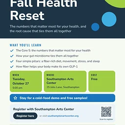 Fall Health Reset Workshop with Peggy Kraus