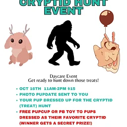 Cryptid Hunt Event @ daycare Redmond & Issaquah