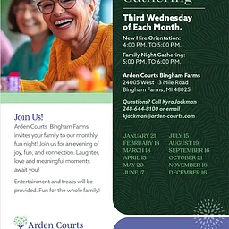Arden Courts at Bingham Farms: Family Night