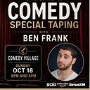 Comedy Special with Ben Frank | Sun, Oct 18th @8 PM