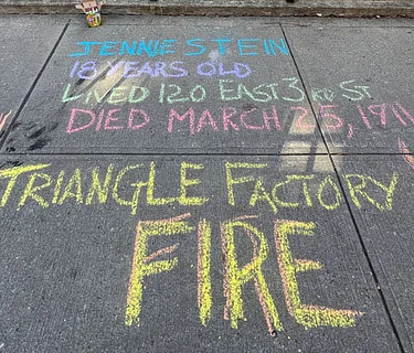 Chalk for the Triangle Workers!