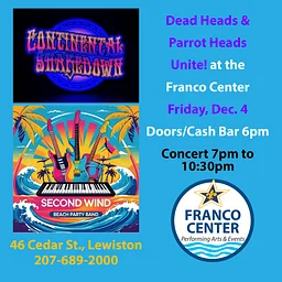 Dead Heads and Parrot Heads Unite at Franco Dec. 4