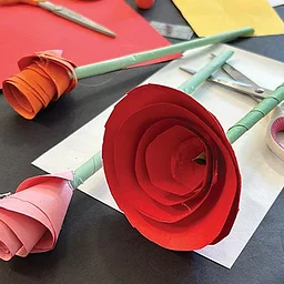 Paper Flower Sculptures