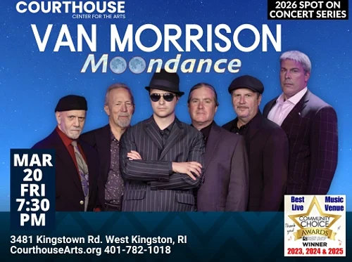 Van Morrison – Moondance 3/20/26 FRI 7:30pm