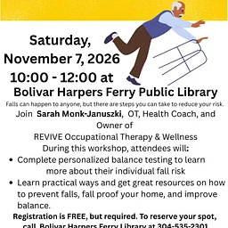 Free Fall Prevention Workshop @ 10:00 AM