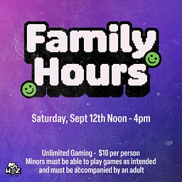 Family Hours at The Warp Zone
