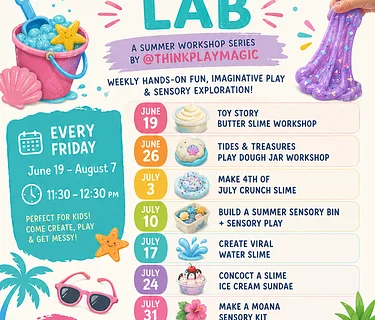 Think.Play.Magic. Sensory Lab – Tides & Treasures Play Dough Jars