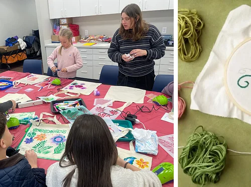Open Studio: Embroidered Tote Bags