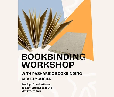 Bookbinding Workshop with Pashariko Bookbinding