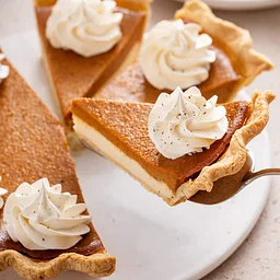 Flaky Croissant Pumpkin Pie with Cream Cheese Layer