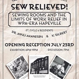 Sew Relieved! Exhibit Opening