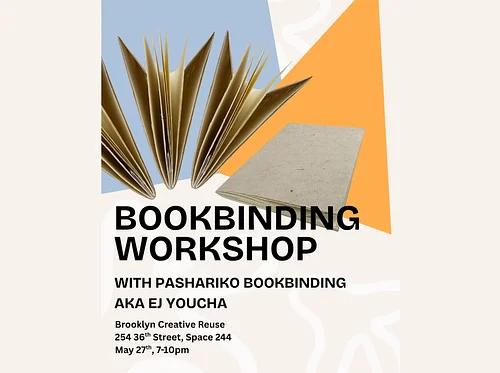 Bookbinding Workshop with Pashariko Bookbinding