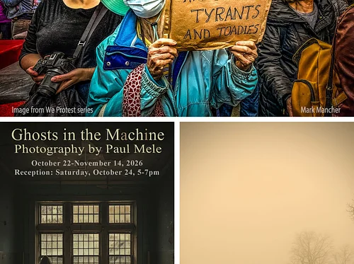 fotofoto gallery presents 3 SOLO EXHIBITIONS of PHOTOGRAPHY by fotofoto gallery Artist Members: MARK MANCHER • PAUL MELE • PAMELA WALDROUP