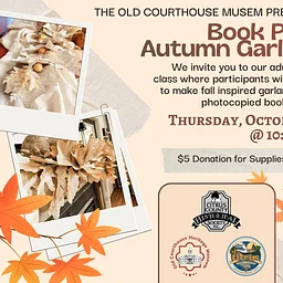 Crafting for Adults – Book Page Fall Garland