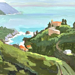 Linda Hugues - (Demo) Gouache Landscapes