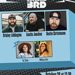 Bluebird On 3rd featuring Brinley Addington , Austin Jenckes & Dustin Christensen with Tai Shan + Melissa Erin
