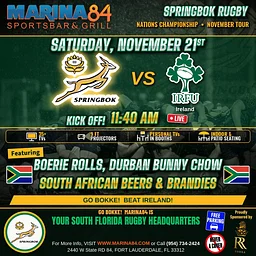Springboks vs Ireland