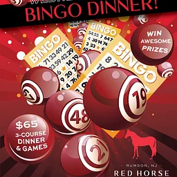 10/14 Red Horse BINGO 3-Course Dinner