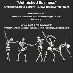 Halloween Scavenger Hunt at SCF Venice
