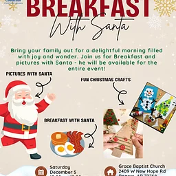 DSCNWA and Grace Baptist Church present Breakfast with Santa
