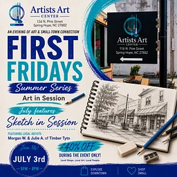 First Friday – Summer Series: Sketch In Session