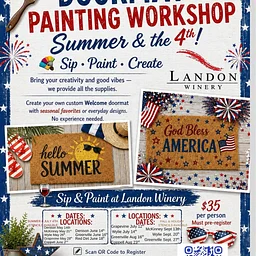 Doormat Painting Workshop Greenville