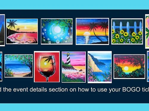 Indianapolis Paint & Sip: Summer Celebrations (BOGO Tickets)