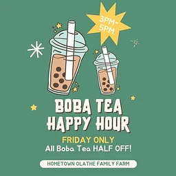 HAPPY HOUR AT THE HOFF: Boba Tea 🧋