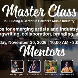 Home in The Islands Festival – Master Class