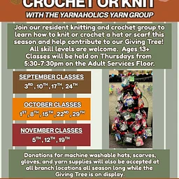 LEARN TO CROCHET OR KNIT WITH THE YARNAHOLICS