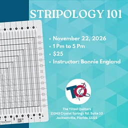 CLS-STRIPOLOGY: Stripology 101 Class (November 22nd)