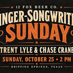 Singer-Songwriter Sunday Series Kickoff - Trent Lyle & Chase Crane