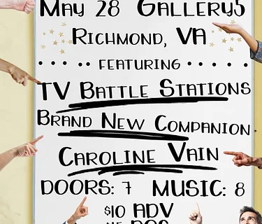 TV Battle Stations, Caroline Vain (RVA) & Brand New Companion (Boise)