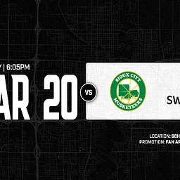 SIOUX CITY MUSKETEERS VS. FARGO FORCE