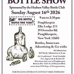 39th Annual Mid Hudson Bottle Show