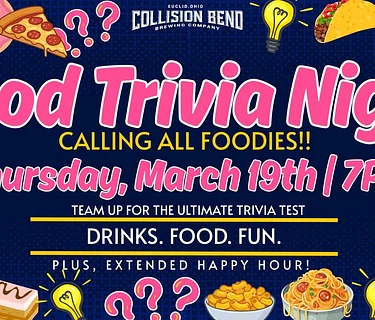 Food Trivia at Collision Bend Euclid